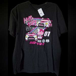 NWT Hello Kitty Racing Tshirt